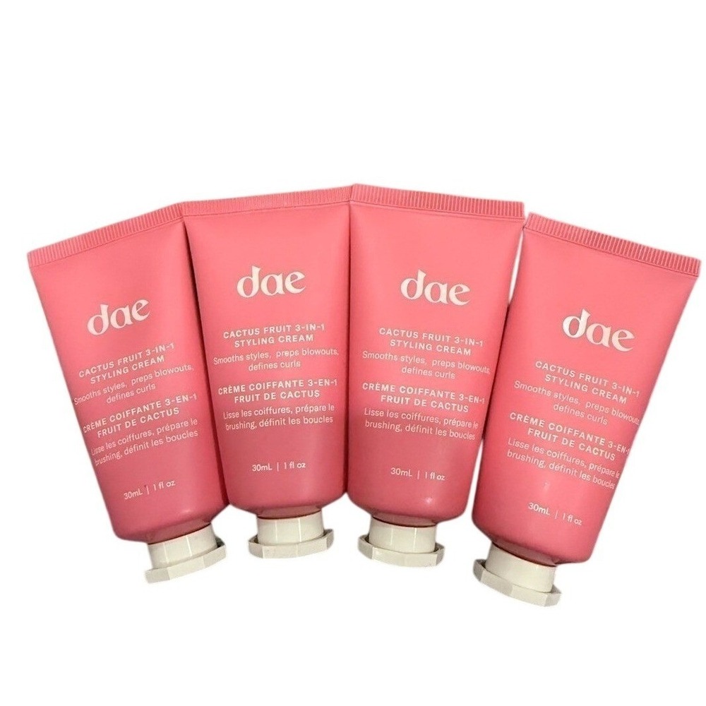 DAE Cactus Fruit 3-In-1 Styling Cream Travel Size Minis 30ml/1 fl oz Lot of 4